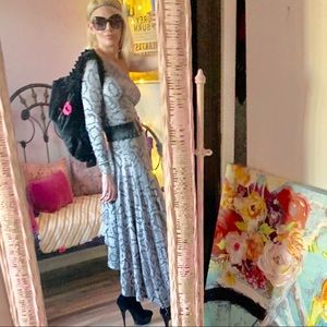 Long asymmetrical dress